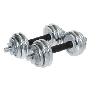 Body Sculpture 20 kg Dumbbell Solex Set with Silver Case Body Sculpture 20 kg Dumbbell Solex Set with Silver Case